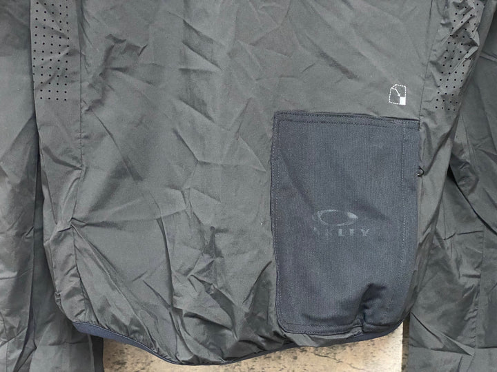 JY859 オークリー OAKLEY OFF GRID PKBLE JACKET 2.0 長袖 サイクルジャケット 黒 S