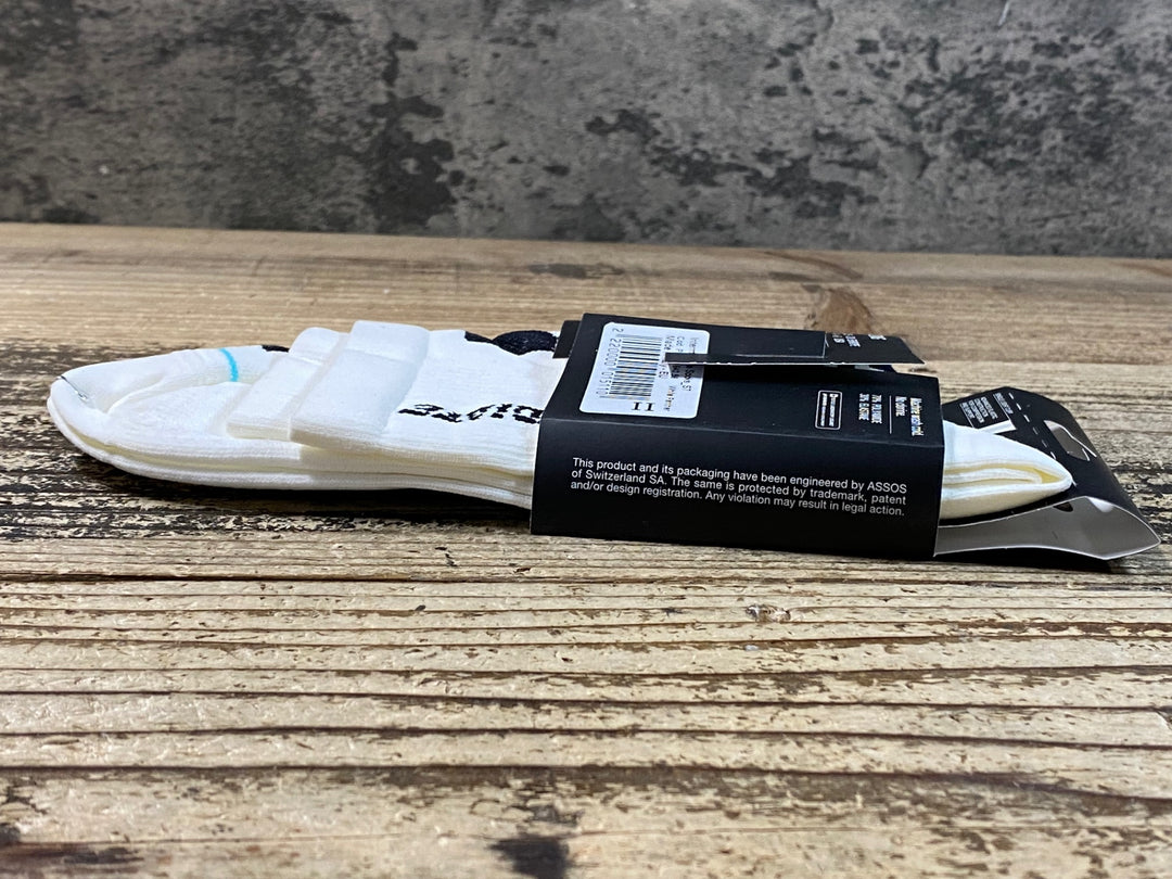 JQ159 アソス assos INTERMEDIATE Socks S7 サイクルソックス 白 2