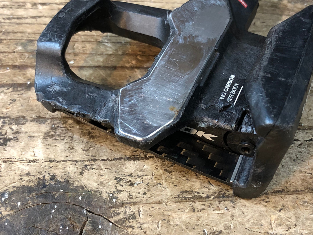 JW989 ルック LOOK ケオ KEO BLADE CARBON ビンディングペダル ※削れ等ダメージ大のためジャンク