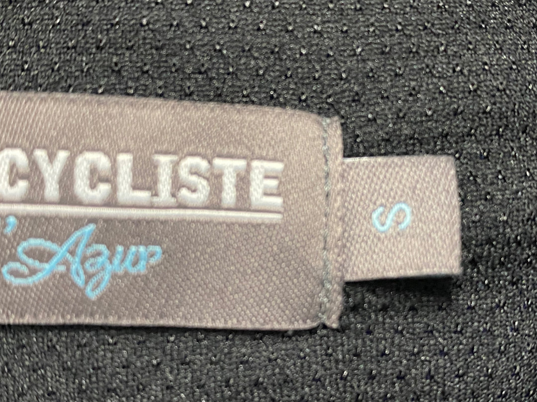 JF701 カフェドシクリステ Cafe du Cycliste AUDREY Man 長袖サイクルジャージ 紺 S 裏起毛
