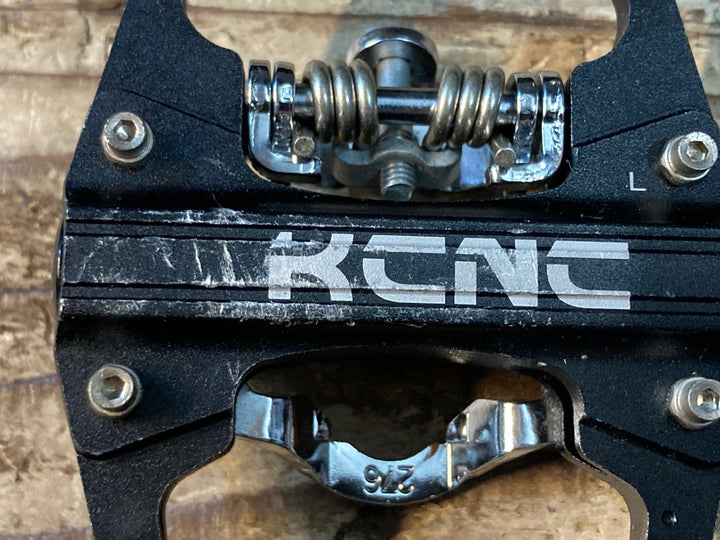 JS183 KCNC クリップレスプラットフォームペダル ビンディングペダル 片面フラット