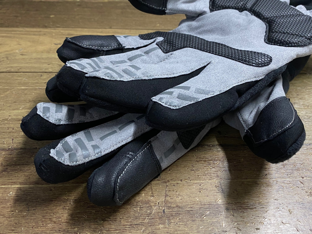 JZ252 パールイズミ PEARL iZUMi WINTER GLOVE 長指 サイクルグローブ 黒 L 裏起毛