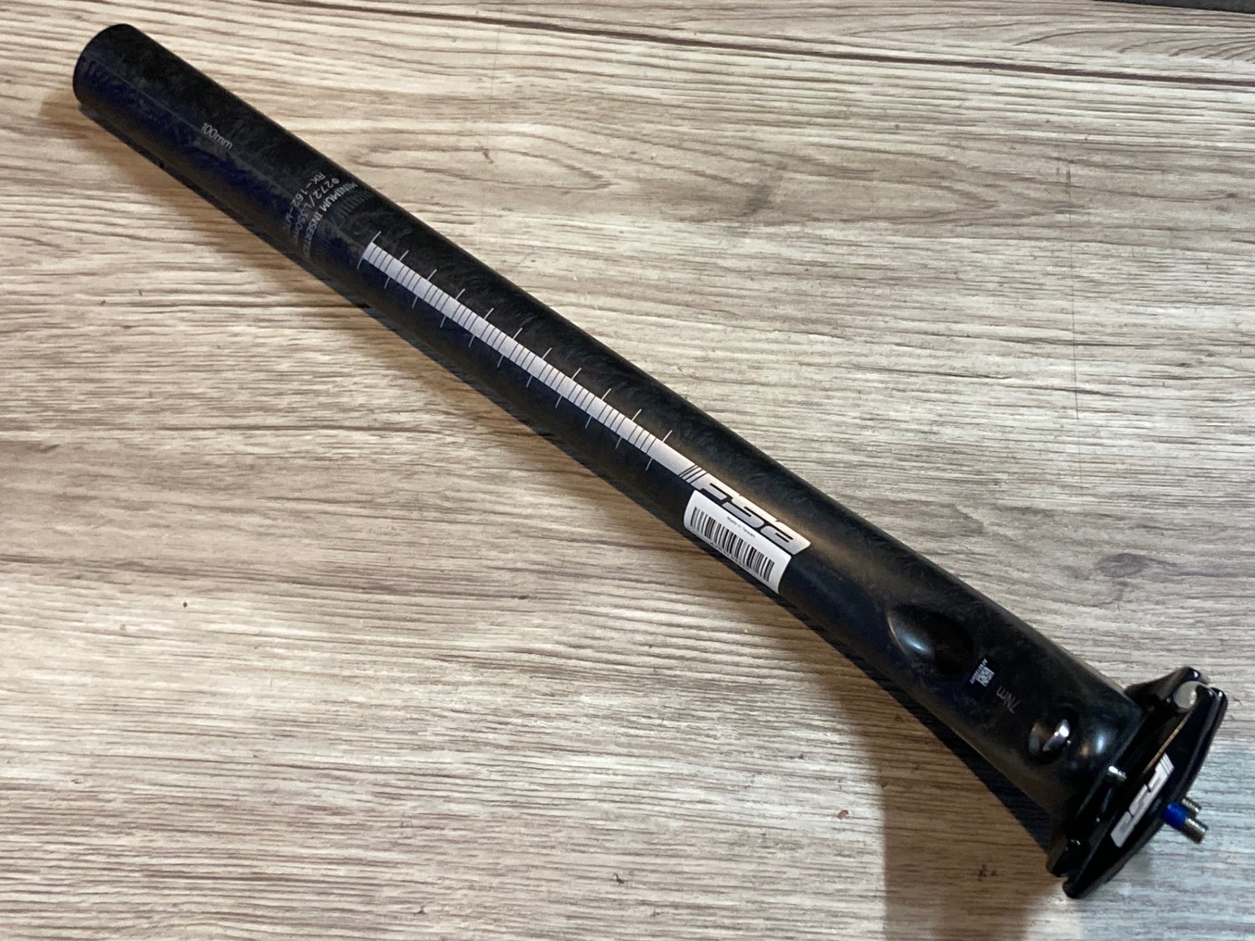 JU658 FSA K-FORCE カーボン シートポスト 黒 350mm Φ27.2 SB25mm