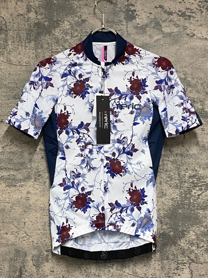 JV965 レリック reric Ador Standerd Jersey 半袖 サイクルジャージ S 白 レディース
