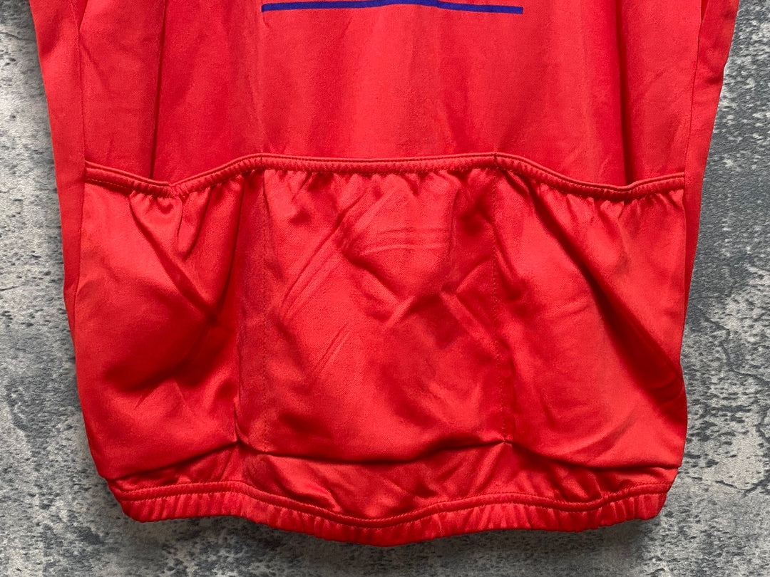 JM582 TOUR de France CREDIT LYONNAIS 半袖 サイクルジャージ 赤 XL