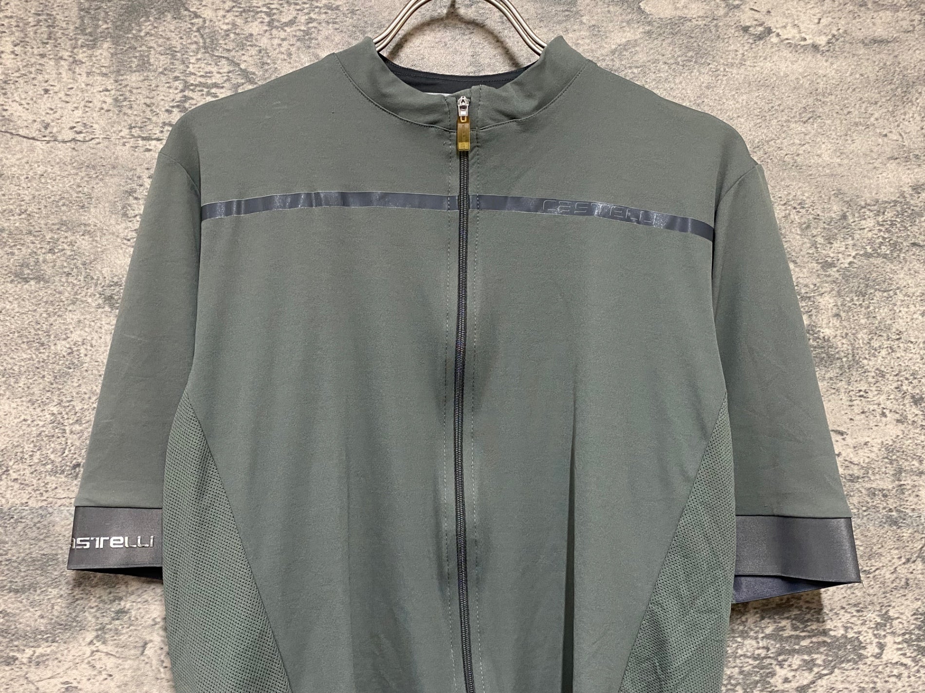 KB216 カステリ CASTELLI 半袖 サイクルジャージ グレー XL – BICI
