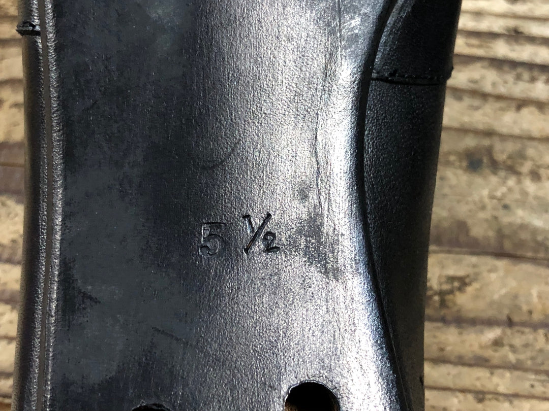 KJ375 フジタ FUJITA Racer SHOES ビンディングシューズ 黒 5 1/2 ビンテージ