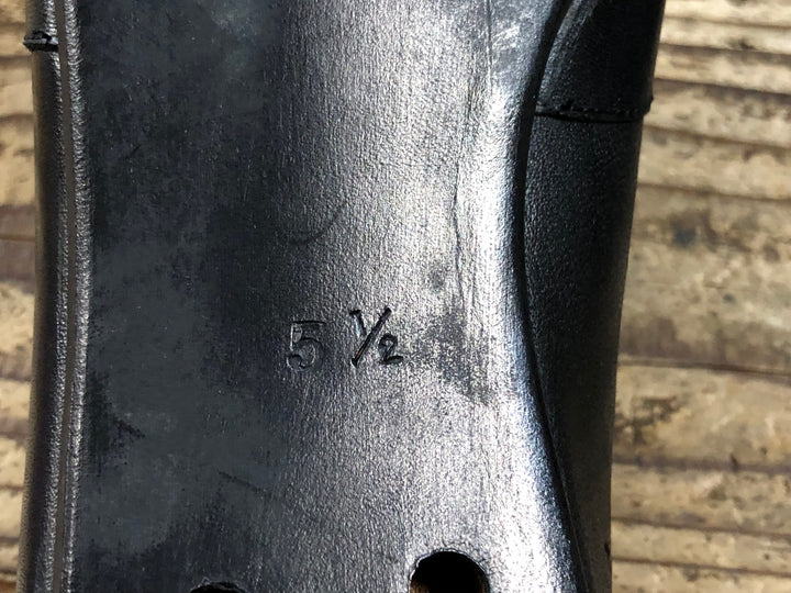 KJ375 フジタ FUJITA Racer SHOES ビンディングシューズ 黒 5 1/2 ビンテージ
