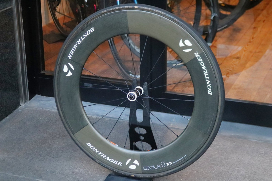 ボントレガー BONTRAGER アイオロス AEOLUS 9 カーボン チューブラー フロントホイール 【東京南麻布店】