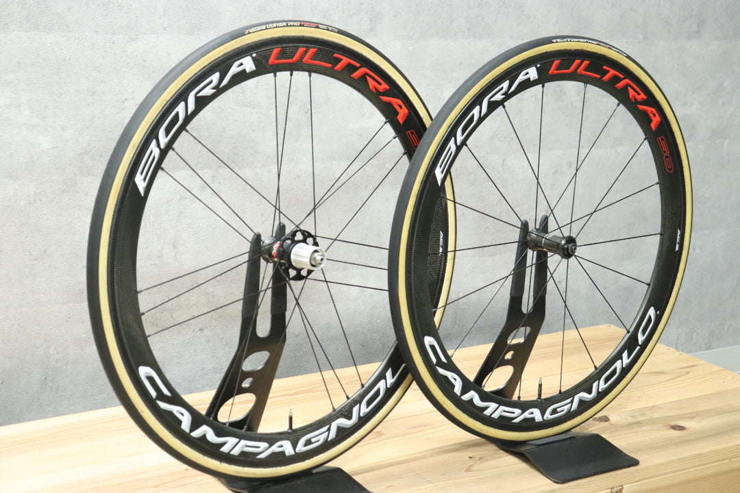 カンパニョーロ CAMPAGNOLO ボーラ ウルトラ BORA ULTRA 50 AC3 カーボン チューブラー ホイールセット シマノ 11S/12S 【さいたま浦和店】