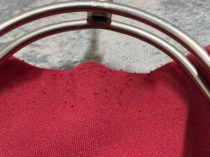 JN498 カステリ CASTELLI 長袖 サイクルジャージ 赤 L 裏起毛