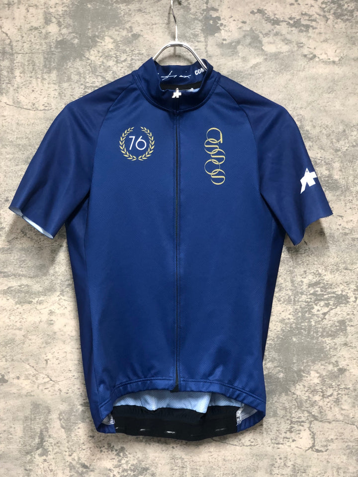 JJ470 アソス assos ForToni Short Sleeve Jersey 半袖 サイクルジャージ 濃紺 S