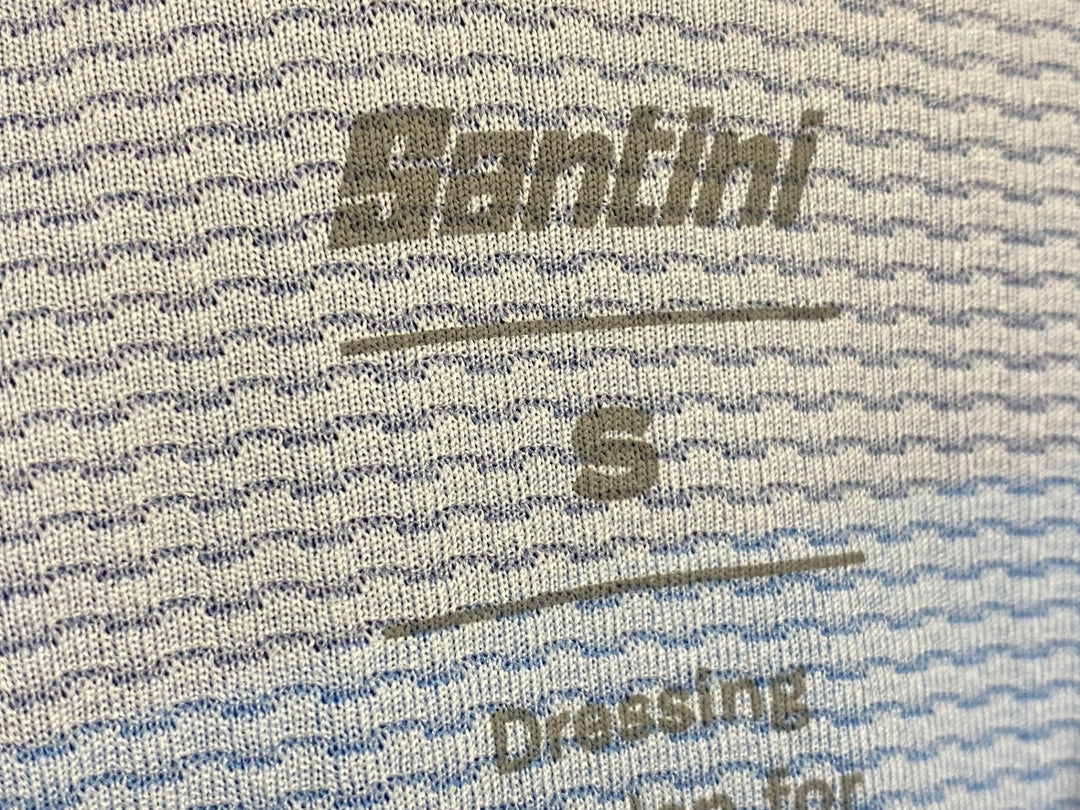 JY865 サンティーニ Santini 半袖 サイクルジャージ 青 ネイビー S