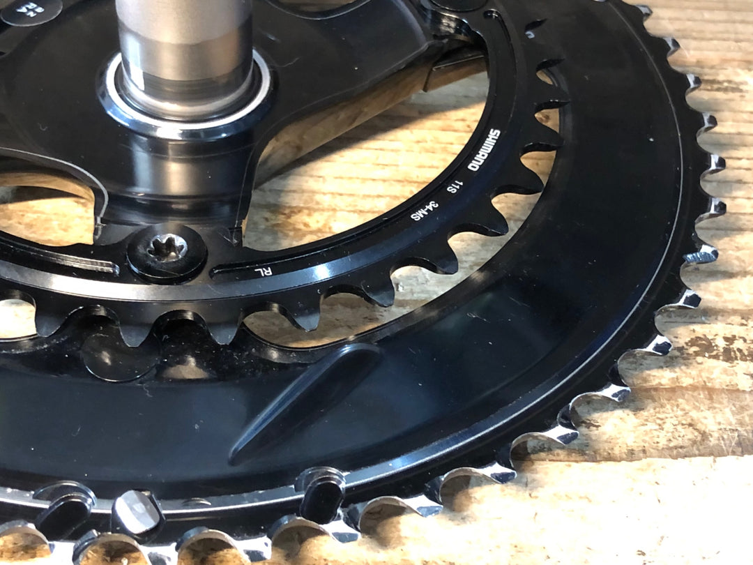JO477 シマノ SHIMANO デュラエース DURA-ACE FC-R9100 クランクセット 165mm 50/34T リコール点検済み