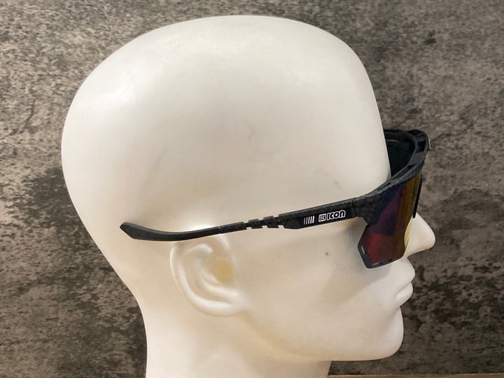 KP306 シーコン SCICON AEROSHADE XL SL2506/RED XL サングラス アイウェア カーボン調 ※汚れ, レンズ割れ