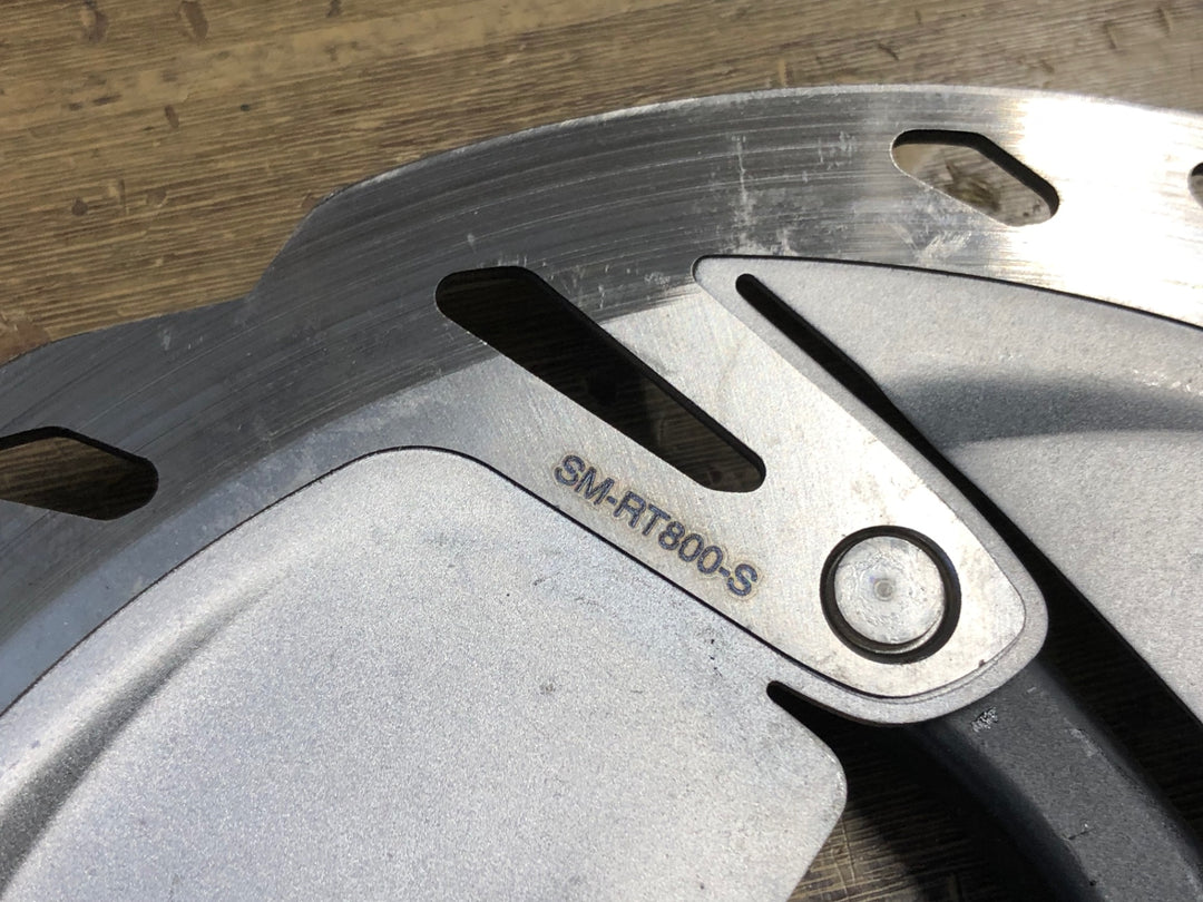 KI661 シマノ SHIMANO SM-RT800 ディスクブレーキローター 前後セット Φ160 厚さ1.63/1.68mm