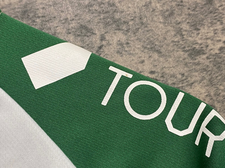 KL679 ルコックスポルティフ le coq sportif 半袖 サイクルジャージ 白緑 M