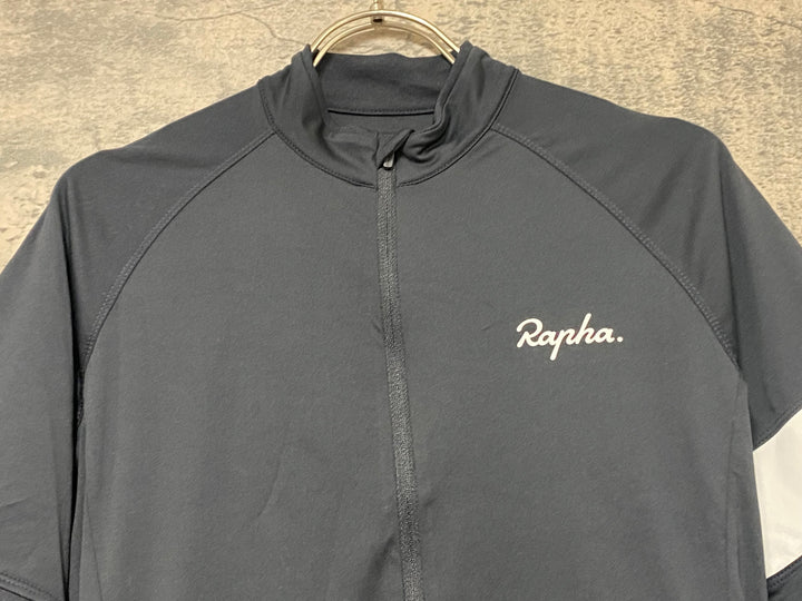 JX114 ラファ Rapha CORE JERSEY 半袖 サイクルジャージ 黒 S