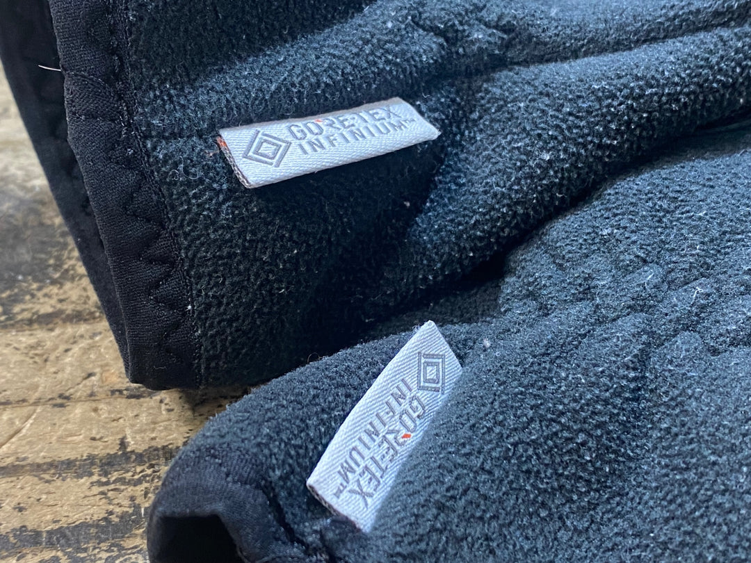JW745 モンベル mont-bell 長指 グローブ 黒 S 裏起毛 GORE-TEX INFINIUM