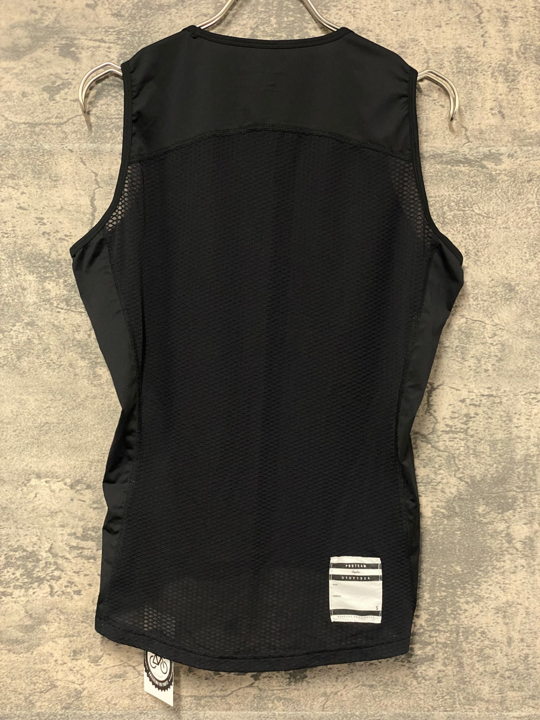 KK009 ラファ Rapha PRO TEAM ノースリーブベースレイヤー 黒 S
