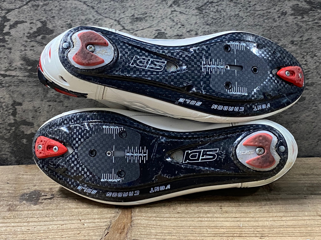KP098 シディ SIDI SHOT ビンディングシューズ 3穴 白 EU42