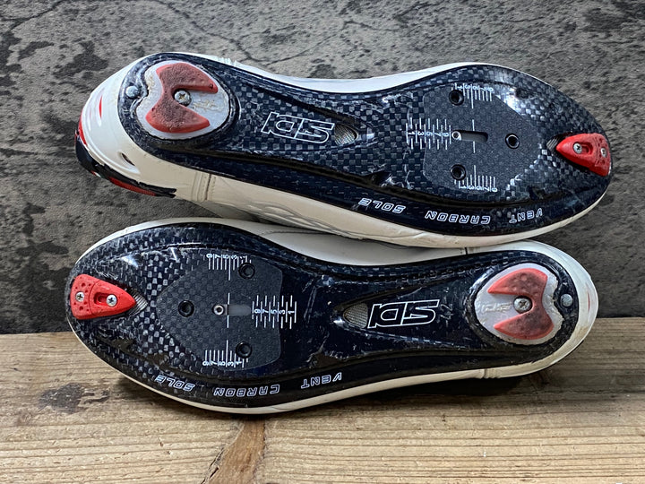KP098 シディ SIDI SHOT ビンディングシューズ 3穴 白 EU42