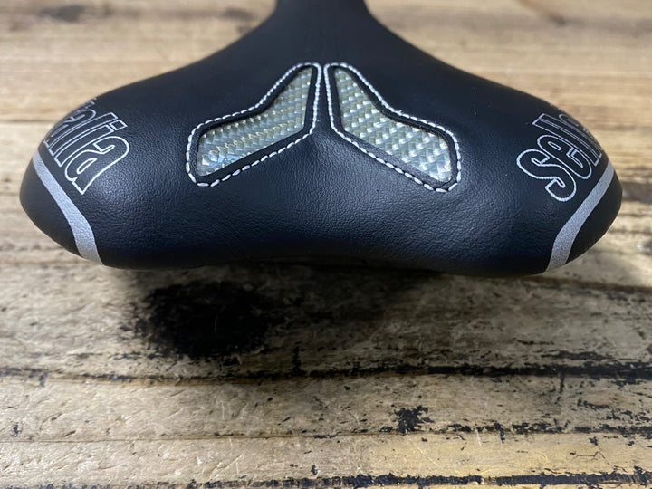 KO332 セライタリア SELLE ITALIA SLR FLOW titanium サドル レール S1 FRICTION FREE 黒