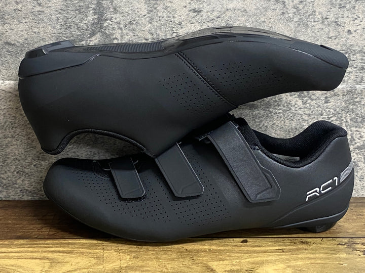 KL537 シマノ SHIMANO RC1 SH-RC102 ビンディングシューズ 黒 3穴 EU42