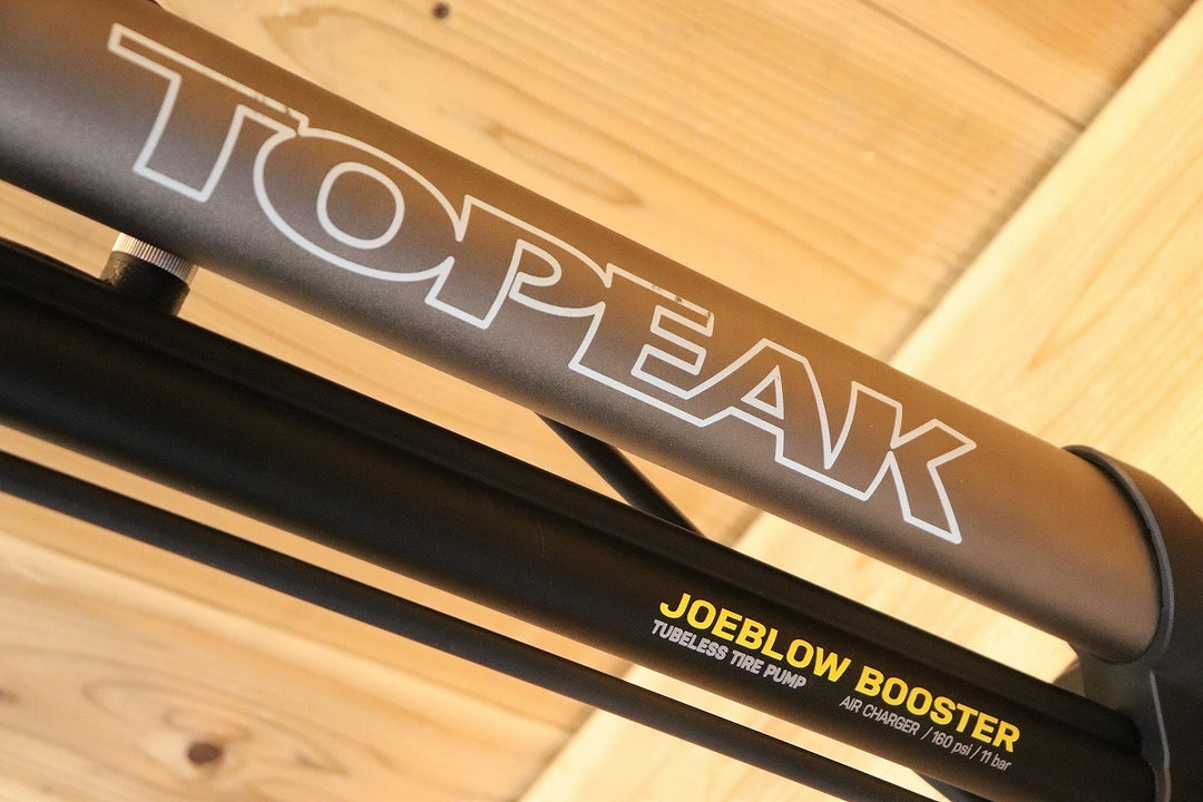トピーク TOPEAK JOEBLOW BOOSTER フロアポンプ チューブレスブースター 米式/仏式対応 【芦屋店】