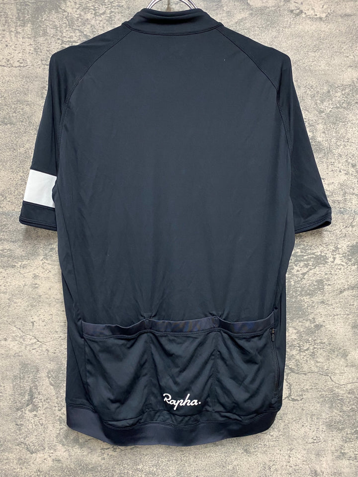 KC665 ラファ Rapha CORE JERSEY 半袖 サイクルジャージ 黒 XL