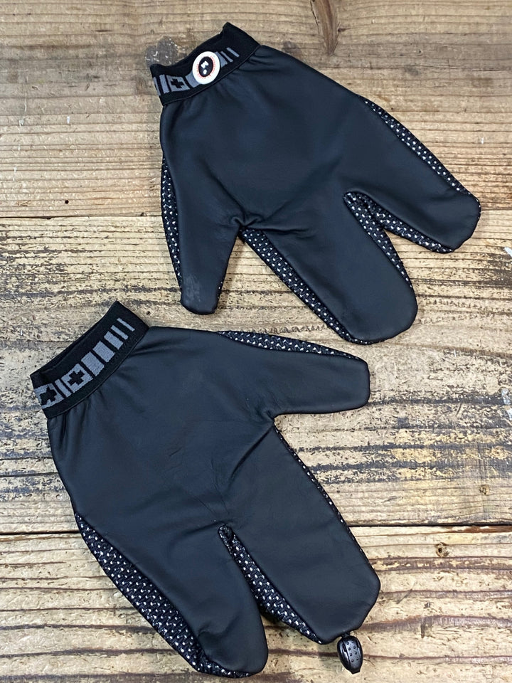 JT514 アソス ASSOS Lobster Shell Gloves 長指 グローブ 黒 M 裏起毛