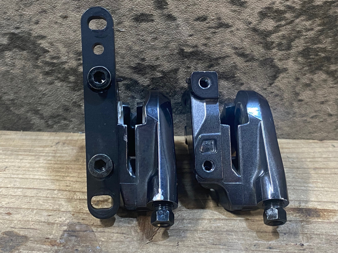 JX408 シマノ SHIMANO BR-RS805 ディスクブレーキキャリパー 前後セット ※パッド,脱落防止ピン欠品
