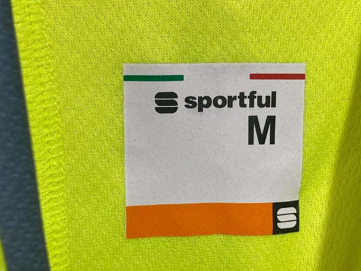 KJ867 スポーツフル sportful 裏起毛 長袖 サイクルジャージ 黄 M TINKOFF