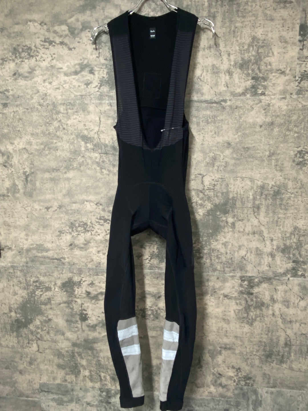JD877 ラファ Rapha CARGO WINTER TIGHTS WITH PAD ビブタイツ 黒 M 裏起毛