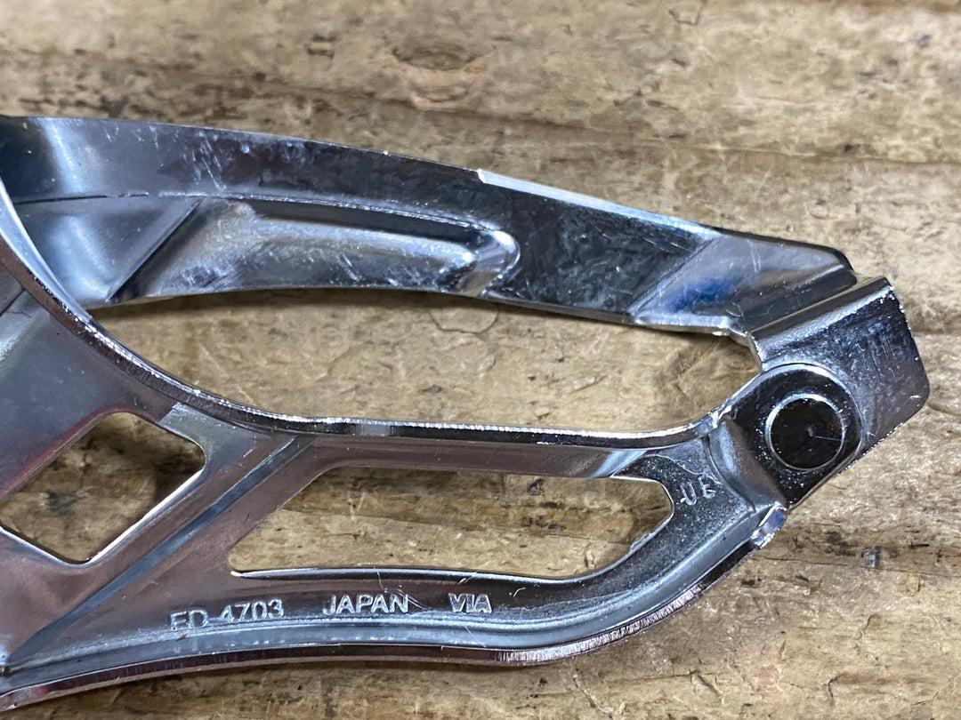 JP015 シマノ SHIMANO ティアグラ Tiagra FD-4703 フロントディレイラー 直付 3S ※座金欠品