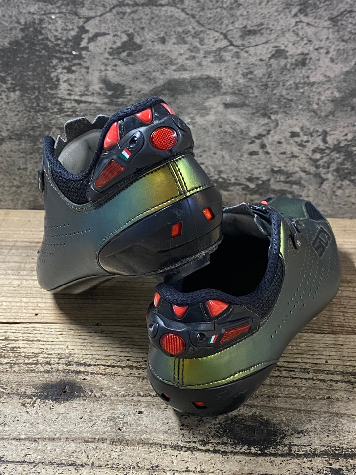 JS462 シディ SIDI ショット SHOT 2 3穴 ビンディングシューズ EU42 ゴールド/シルバー