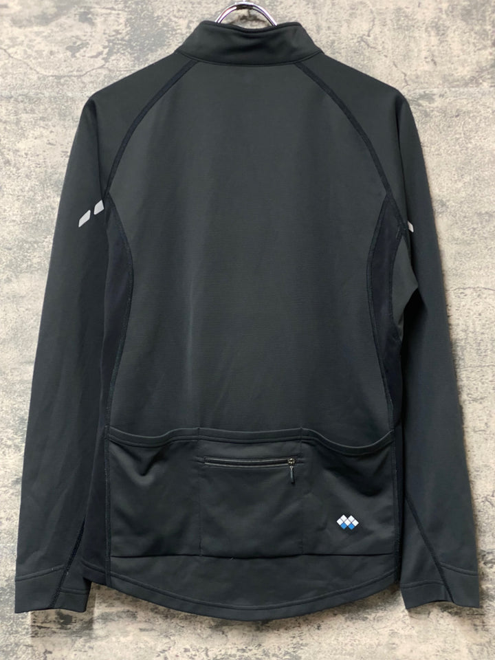 KN648 モンベル mont-bell 長袖 サイクルジャージ グレー L