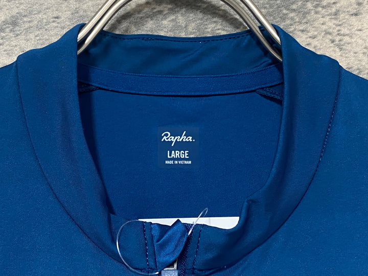 KK426 ラファ Rapha PRO TEAM LONG SLEEVE TRAINING JERSEY 長袖 サイクルジャージ 紺オレンジ L