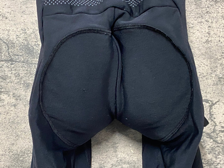 KG508 ラファ Rapha CARGO WINTER TIGHTS WITH PAD カーゴビブタイツ 黒 M 裏起毛 ※反射板劣化