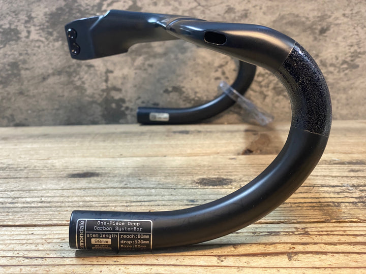 KK080 CANNONDALE SYSTEMBAR R-ONE CARBON ONE-PIECE HANDLBER 400-90mm ※カバー、フィラー、マウント欠品