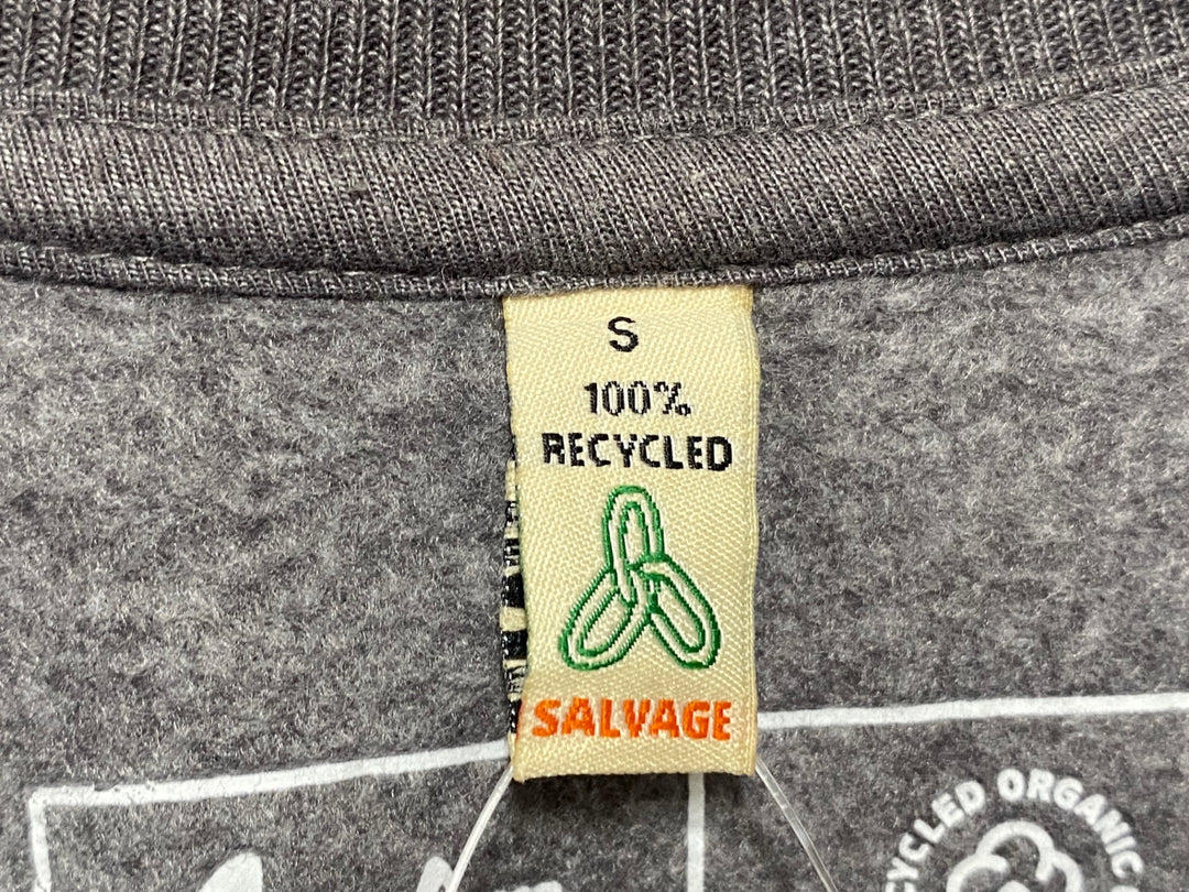 JG369 イザドア Isadore 長袖 Tシャツ グレー S 裏起毛 厚手