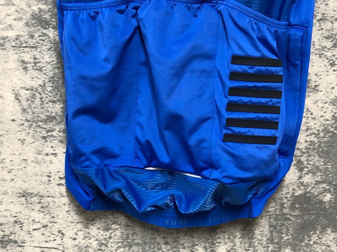 KE084 ラファ Rapha PRO TEAM AERO JERSEY 半袖 サイクルジャージ 青 XS