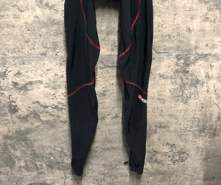 KH188 バイシクルライン Bicycle Line ビブタイツ 黒 L 裏起毛