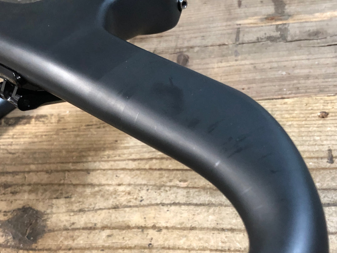 KJ884 ボントレガー BONTRAGER アイオロス AEOLUS RSL VR-C 一体型 カーボン ドロップハンドル 400mmエンドC-C ステム80mm OS リコール対応済み