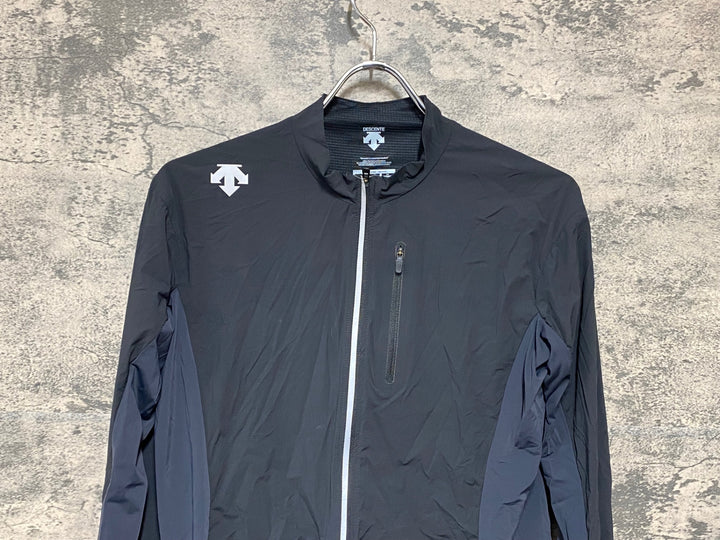KF374 デサント DESCENTE 長袖 ウィンドブレーカー 黒 O