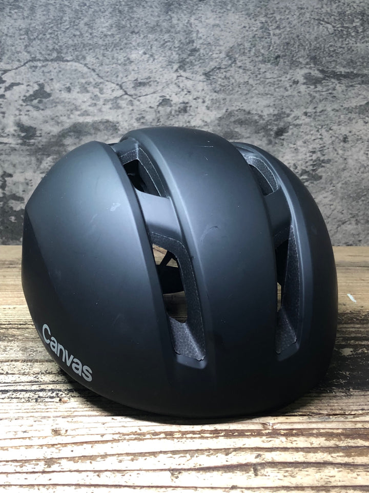 JQ061 カブト kabuto キャンバス CANVAS ヘルメット M/L 57-59cm 黒 ※令和6年8月製造