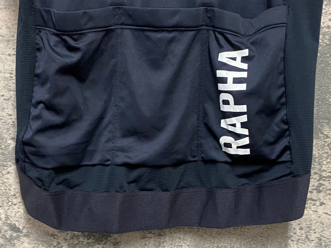 KN764 ラファ Rapha PRO TEAM TRAINING JERSEY 半袖 サイクルジャージ 黒 L