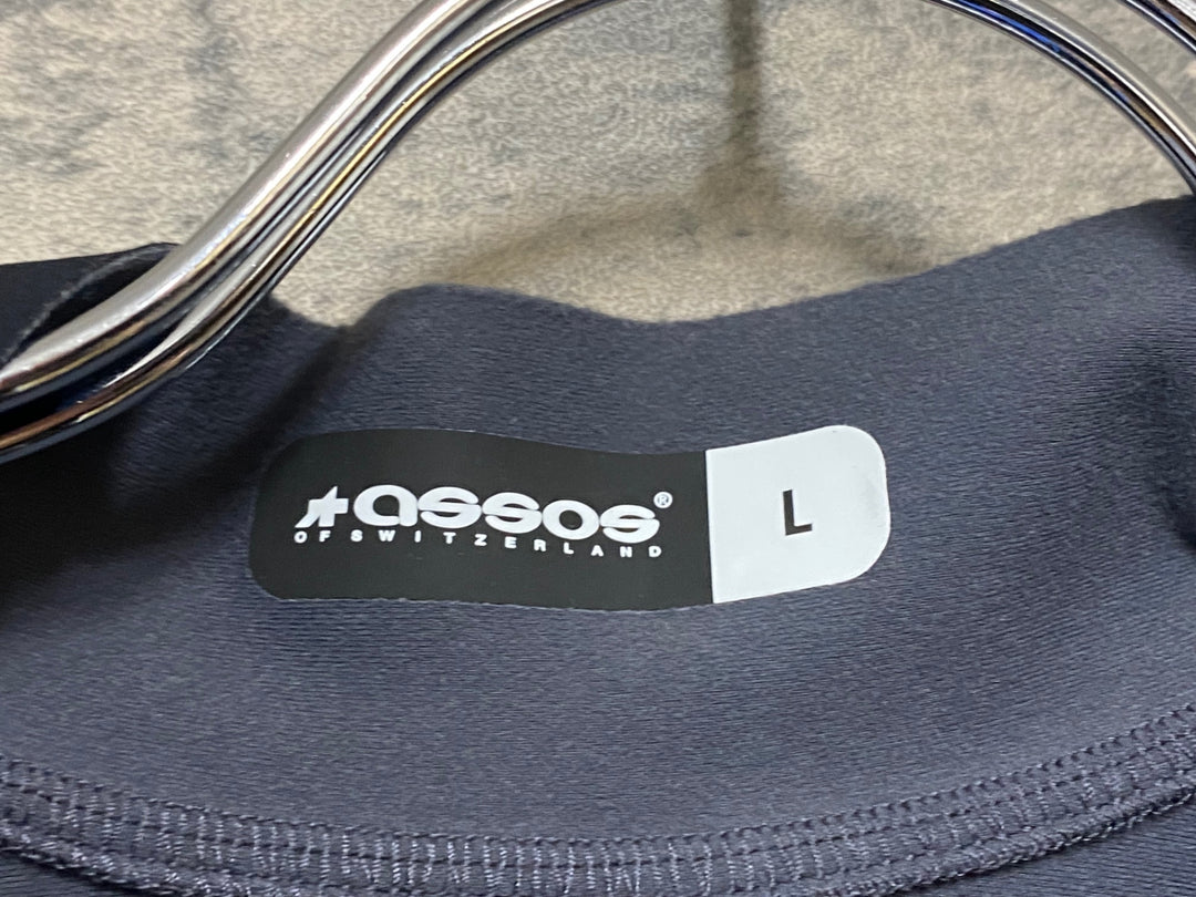 KJ192 アソス ASSOS EQUIPE RS Spring Fall Gilet TARGA ウィンドプルーフ ジレ 黒 L