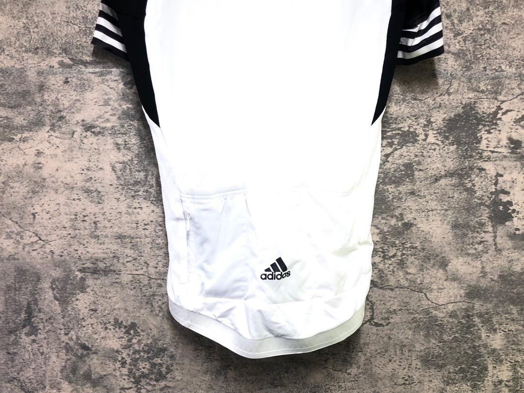 KL252 アディダス adidas 半袖 サイクルジャージ 黒 色 O ※汚れ