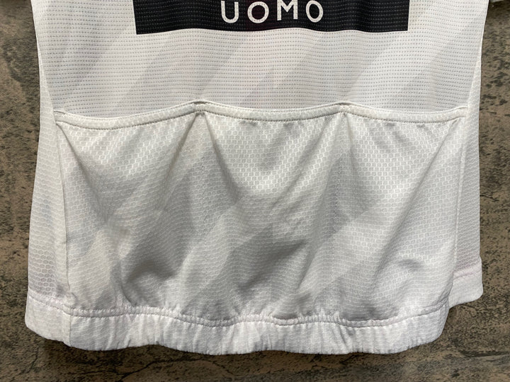 JZ993 カステリ CASTELLI 半袖 サイクルジャージ 白 S Giro d'Italia